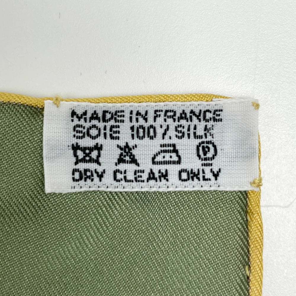 HERMES Green Silk Scarf - Picture 2 of 4